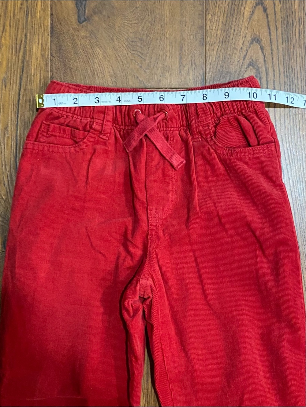 Gymboree Boys Red Corduroy Lined Joggers Size 6 - Picture 6 of 8